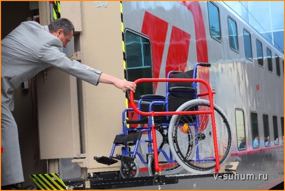 Подъемник для инвалидных колясок 